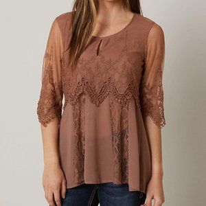 Pieced Top BKE BOUTIQUE